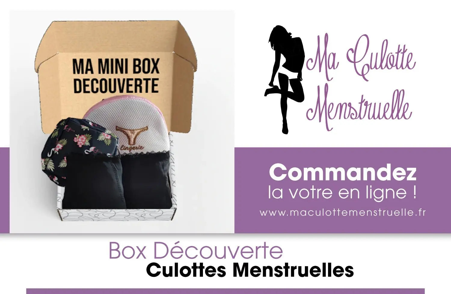 Des lots de culottes menstruelles de qualité dans nos box découverte - Ma Culotte Menstruelle
